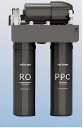 คุณภาพ ระบบกรองน้ํา RO 2 ฟิลเตอร์ 3 ขั้นตอน ภายใต้ซิงค์ พร้อม PPC Composite และ RO Membrane การปฏิเสธสูง โรงงาน